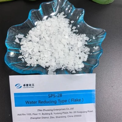 SPS-28 PCE Flake China Direto da fábrica Mistura de concreto RMC Indústria Policarboxilato Superplastificante