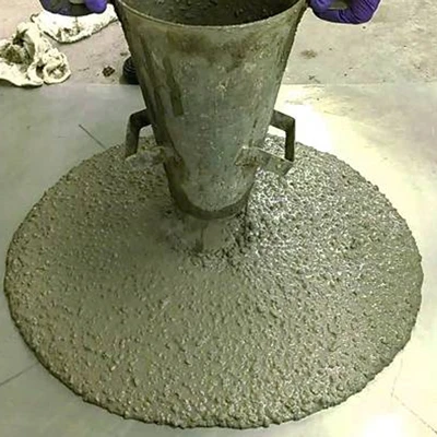 Controle de perda de queda de concreto